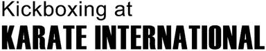 Kickboxing at Karate International